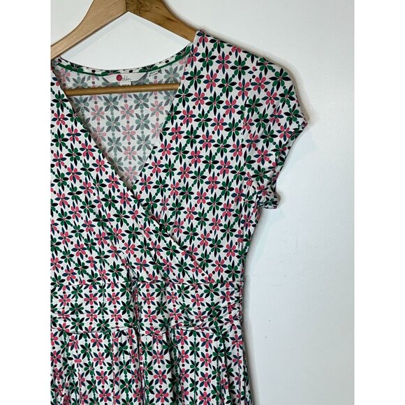 Boden Lola Floral Wrap Dress Women size 6P - Picture 5 of 12